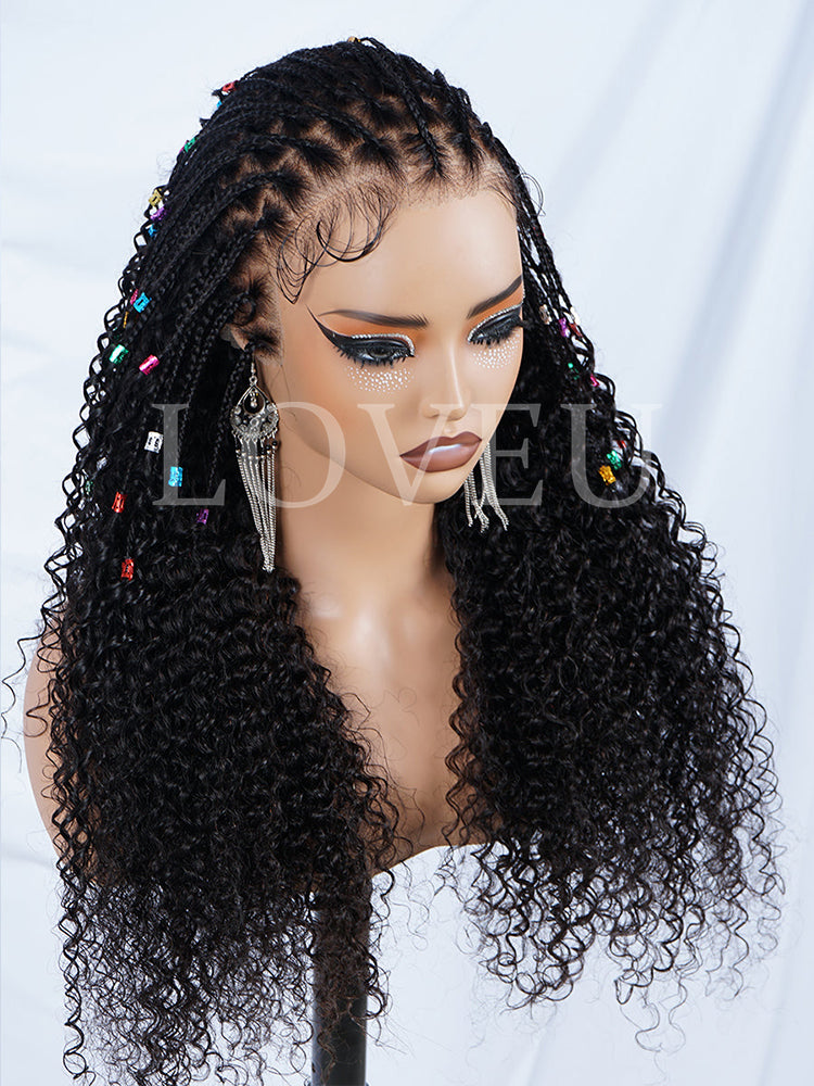 13x7 MAX Lace Frontal All Lace Braids Pre-Everything Ready Mini Knot