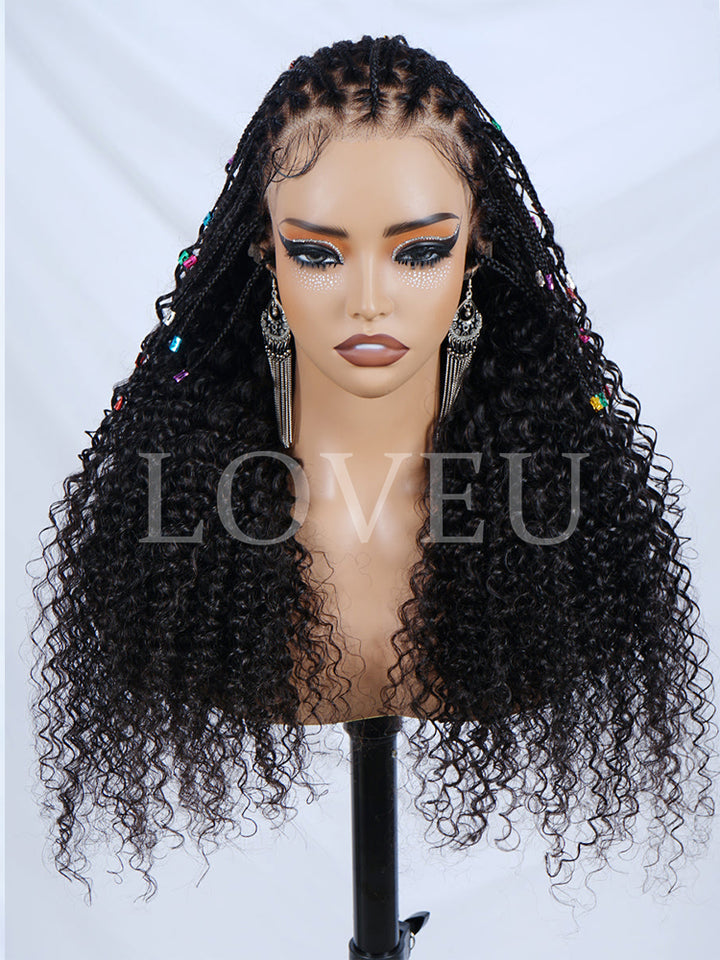 13x7 MAX Lace Frontal All Lace Braids Pre-Everything Ready Mini Knot