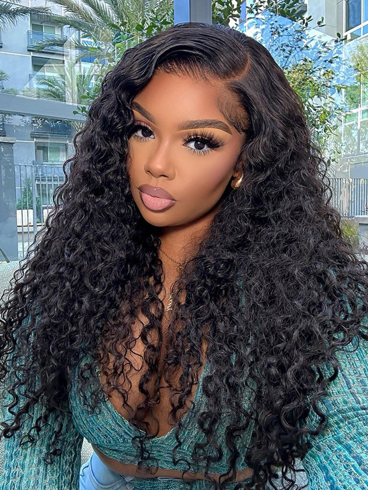 Everything Ready To Go Explosive 7x7 Deep Wave HD Lace Front Wigs